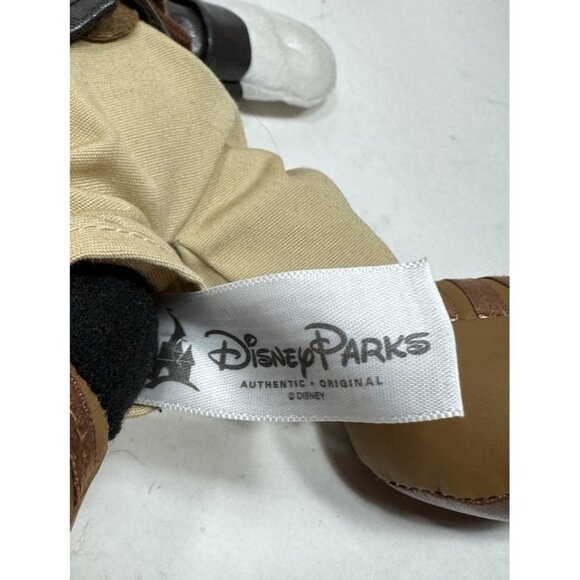 Disney Parks Mickey Mouse Indiana Jones 11" Plush Stuffed Animal - Picture 7 of 8